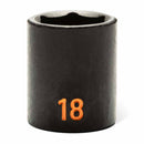 GearWrench 84911H 12 Piece 3/8" Drive 6 Point Metric Hi-Viz Impact Socket Set - 5