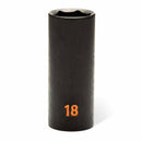 GearWrench 84914H 13 Piece 3/8" Drive 6 Point Metric Hi-Viz Deep Impact Socket Set - 5