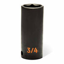 GearWrench 84915H 8 Piece 3/8" Drive 6 Point SAE Hi-Viz Deep Impact Socket Set - 4