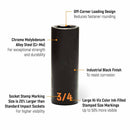 GearWrench 84919H 25 Piece 3/8" Drive 6 Point SAE Hi-Viz Standard & Deep Impact Socket Set - 2