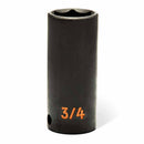 GearWrench 84919H 25 Piece 3/8" Drive 6 Point SAE Hi-Viz Standard & Deep Impact Socket Set - 6