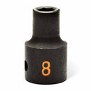 GearWrench 84930H 12 Piece 1/2" Drive 6 Point Metric Hi-Viz Impact Socket Set - 6