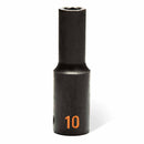 GearWrench 84935H 29 Piece 1/2" Drive 6 Point Metric Hi-Viz Deep Impact Socket Set - 6