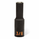 GearWrench 84942H 12 Piece 1/2" Drive 6 Point SAE Hi-Viz Deep Impact Socket Set - 6