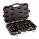 GearWrench 84947H 39 Piece 1/2" Drive 6 Point SAE Hi-Viz Standard & Deep Impact Socket Set - 3