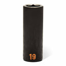 GearWrench 84948H 39 Piece 1/2" Drive 6 Point Metric Hi-Viz Standard & Deep Impact Socket Set - 6