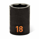 GearWrench 84948H 39 Piece 1/2" Drive 6 Point Metric Hi-Viz Standard & Deep Impact Socket Set - 7