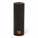 GearWrench 84948H 39 Piece 1/2" Drive 6 Point Metric Hi-Viz Standard & Deep Impact Socket Set - 8