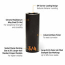 GearWrench 84949H 27 Piece 1/2" Drive 6 Point SAE Hi-Viz/Metric Hi-Viz Deep Impact Socket Set - 2