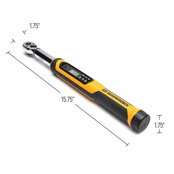 GearWrench 85076 3/8" Drive Electronic Torque Wrench 10-135 Nm