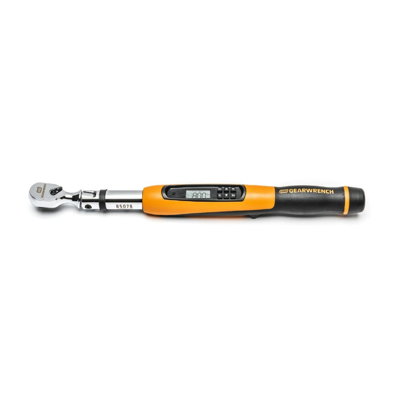 GearWrench 85078 3/8" Flex Head Electronic Torque Wrench with Angle 10
