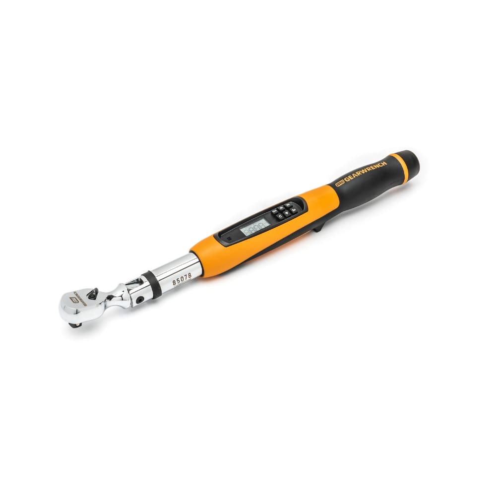 GearWrench 85078 3/8" Flex Head Electronic Torque Wrench with Angle 10