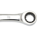 GearWrench 85898 9 Pc. 72-Tooth 12 Point XL X-Beam Ratcheting Combination SAE Wrench Set - 4