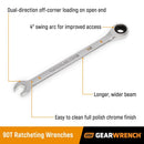 GEARWRENCH 86946 9/16 Inch 90-Tooth 12 Point Ratcheting Combination Wrench (Single) - 2