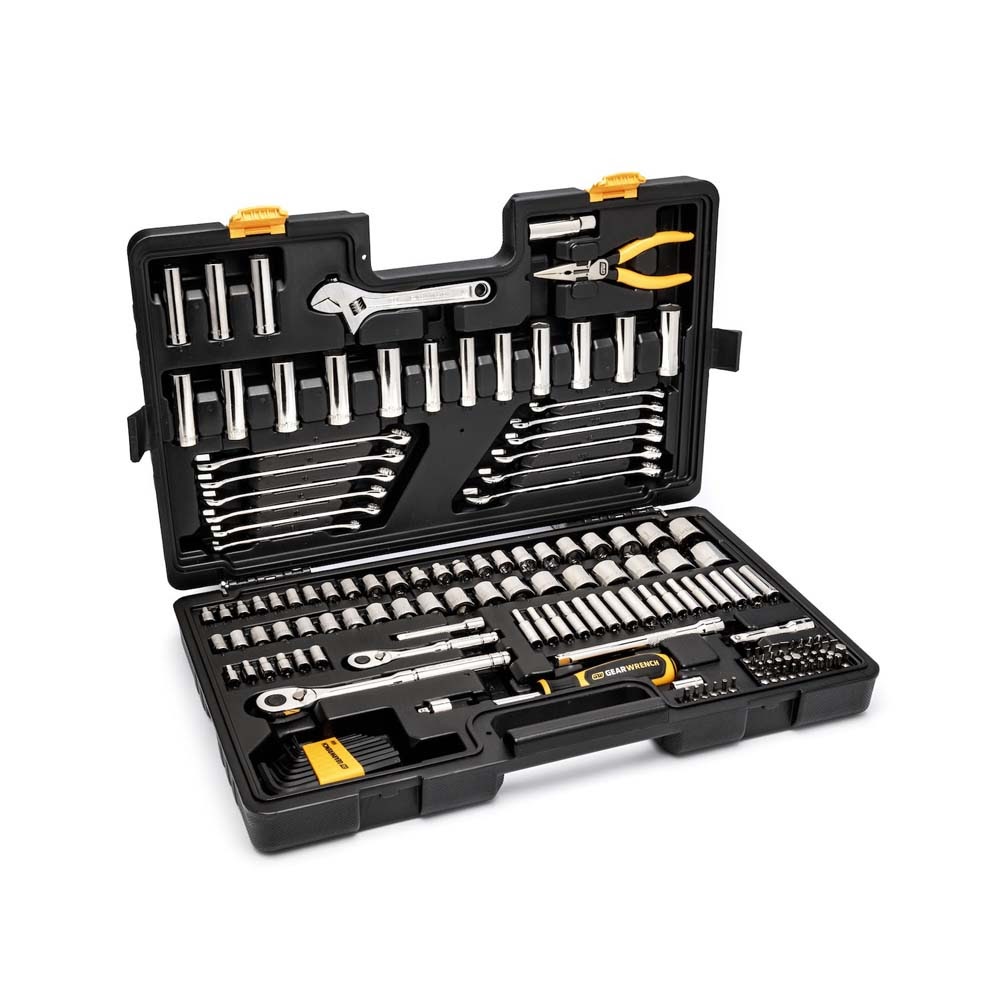 GearWrench GWPRO168 168 Piece 1/4" & 3/8" Drive 72-Tooth 6 Point Professional Tool Set - 2