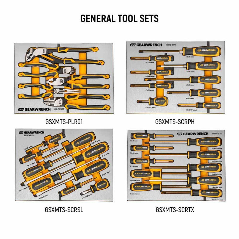 GearWrench MEGAMOD1268 1268-Piece Master Technician Set in Modular Trays with Storage - 7