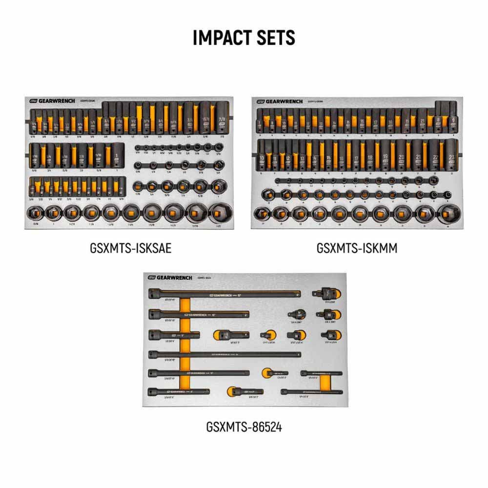 GearWrench MEGAMOD1268 1268-Piece Master Technician Set in Modular Tra
