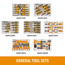 GearWrench MEGAMOD1629 MEGAMOD Mechanics Tool Set with Modular Foam Trays, Storage and Shop Equipment (1629 Piece Set) - 7