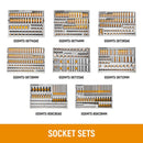 GearWrench MEGAMOD1858 1858 Piece Mechanics Tool Set with Modular Foam Trays Tool Storage and Shop Equipment (1 Set) - 5