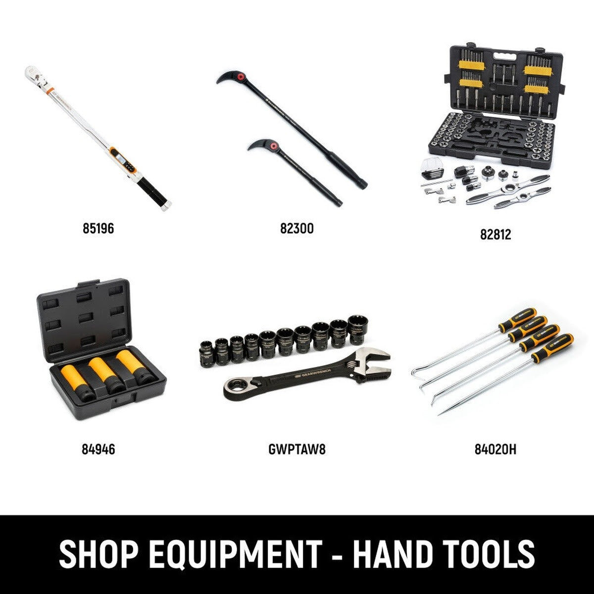 GearWrench MEGAMOD1858 1858 Piece Mechanics Tool Set with Modular Foam Trays Tool Storage and Shop Equipment (1 Set) - 11