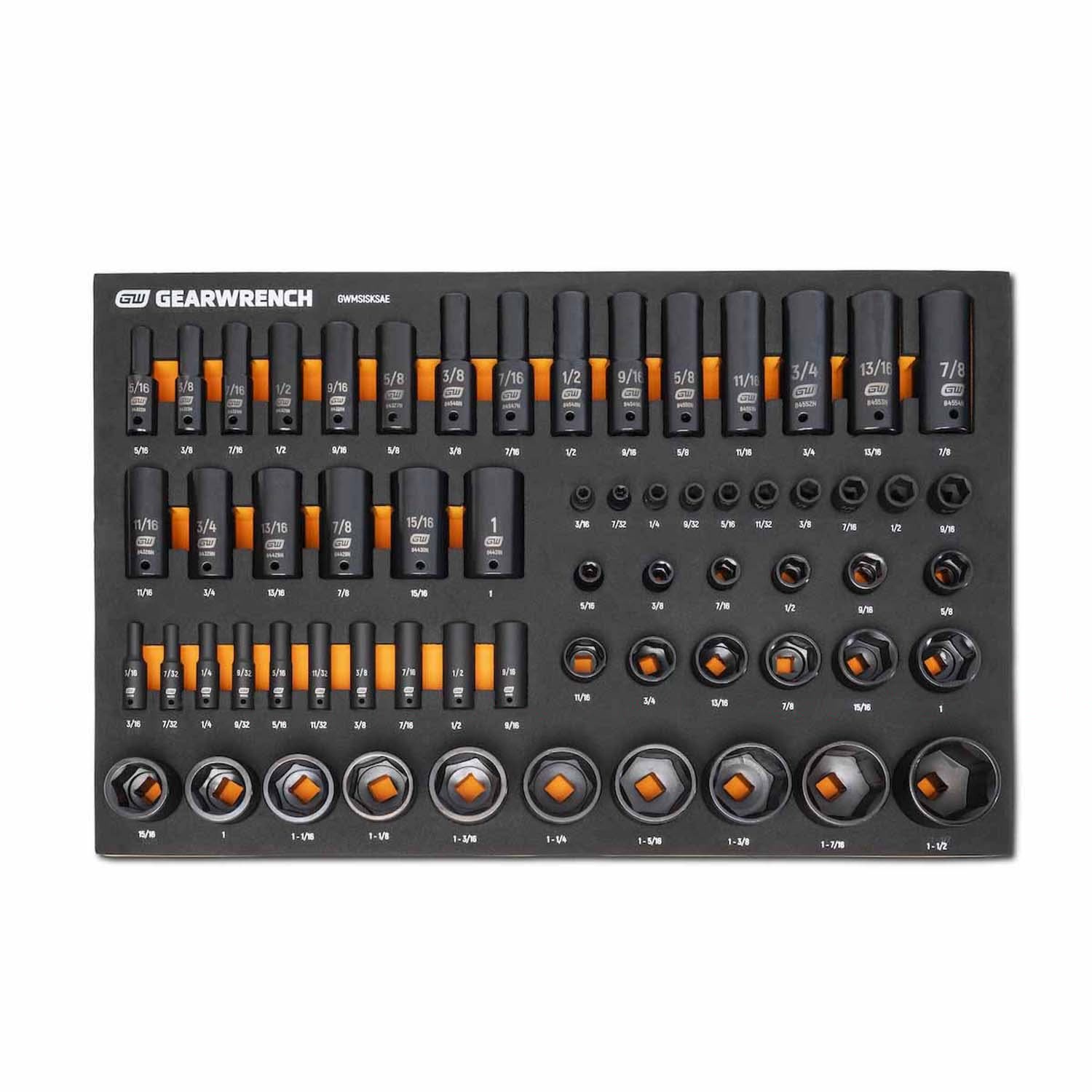 GearWrench MEGAMOD247 247 Piece MEGAMOD Mechanics Tool Set in Modular Foam Trays with Storage Unit - 2