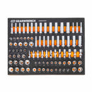 GearWrench MEGAMOD358 358 Piece MEGAMOD Metric Mechanics Tool Set in Modular Foam Trays with Rolling Cabinet - 5
