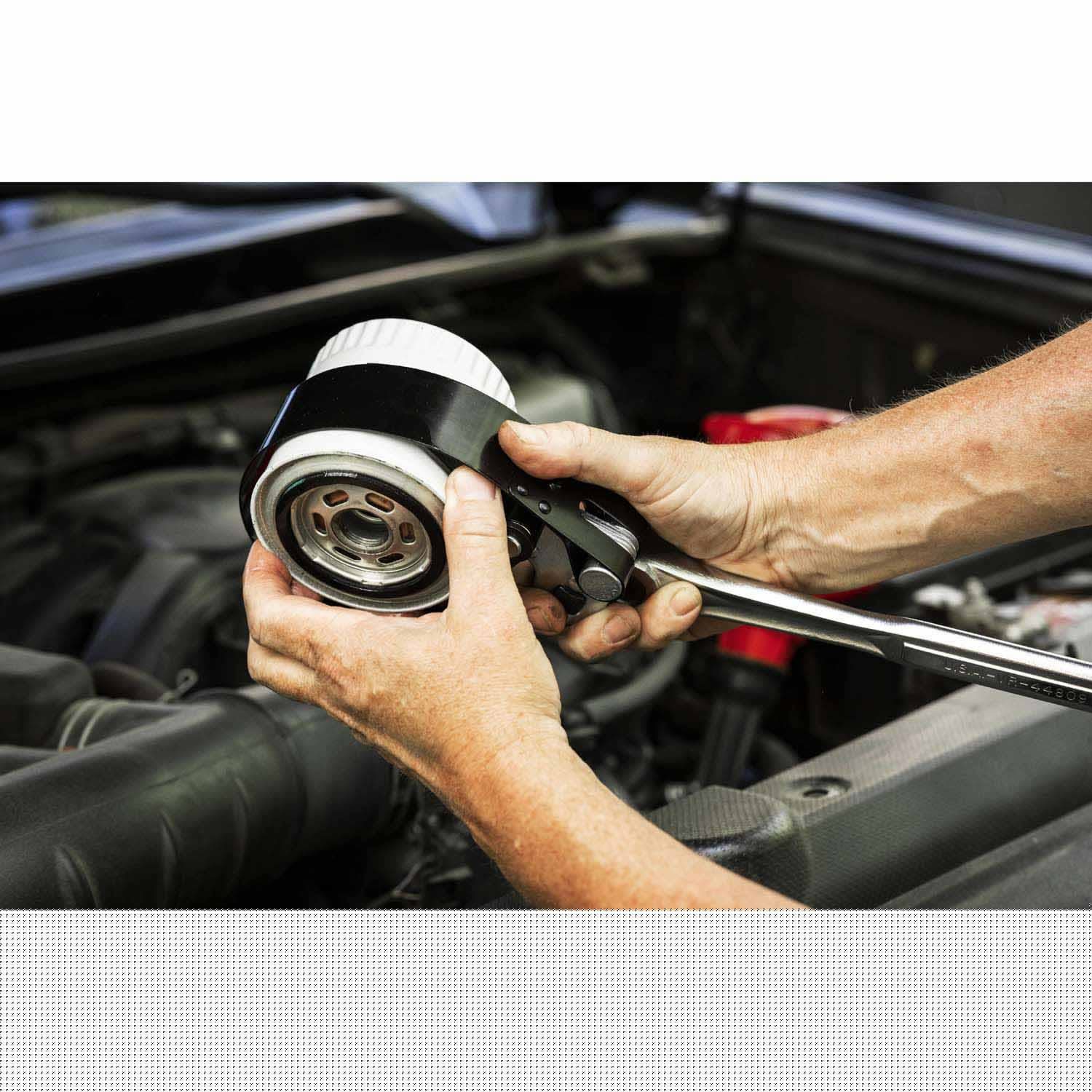 Gearwrench 2320D Heavy-Duty Oil Filter Wrench for Truck Filters - 4