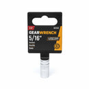 Gearwrench 80109 1/4" Drive 6 Point Standard SAE Socket 5/16" - 2