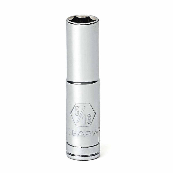 Gearwrench 80119 1/4" Drive 6 Point Deep SAE Socket 5/16"