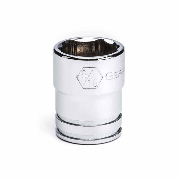 Gearwrench 80355 3/8" Drive 6 Point Standard SAE Socket 9/16"