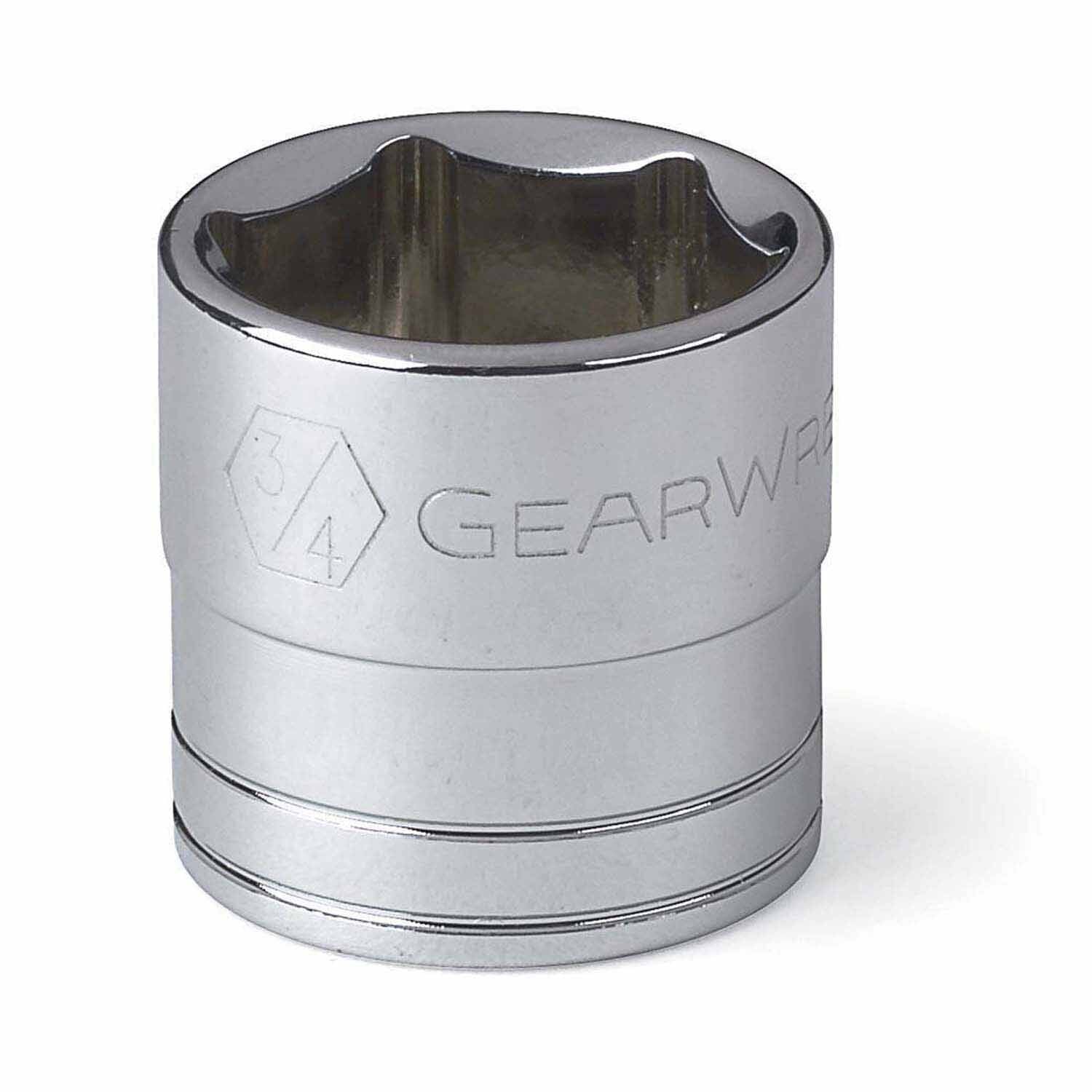 Gearwrench 80362 3/8" Drive 6 Point Standard SAE Socket 1"