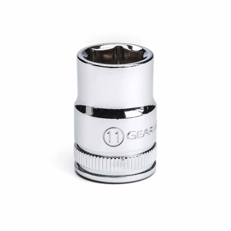 Gearwrench 80379 3/8" Drive 6 Point Standard Metric Socket 11mm