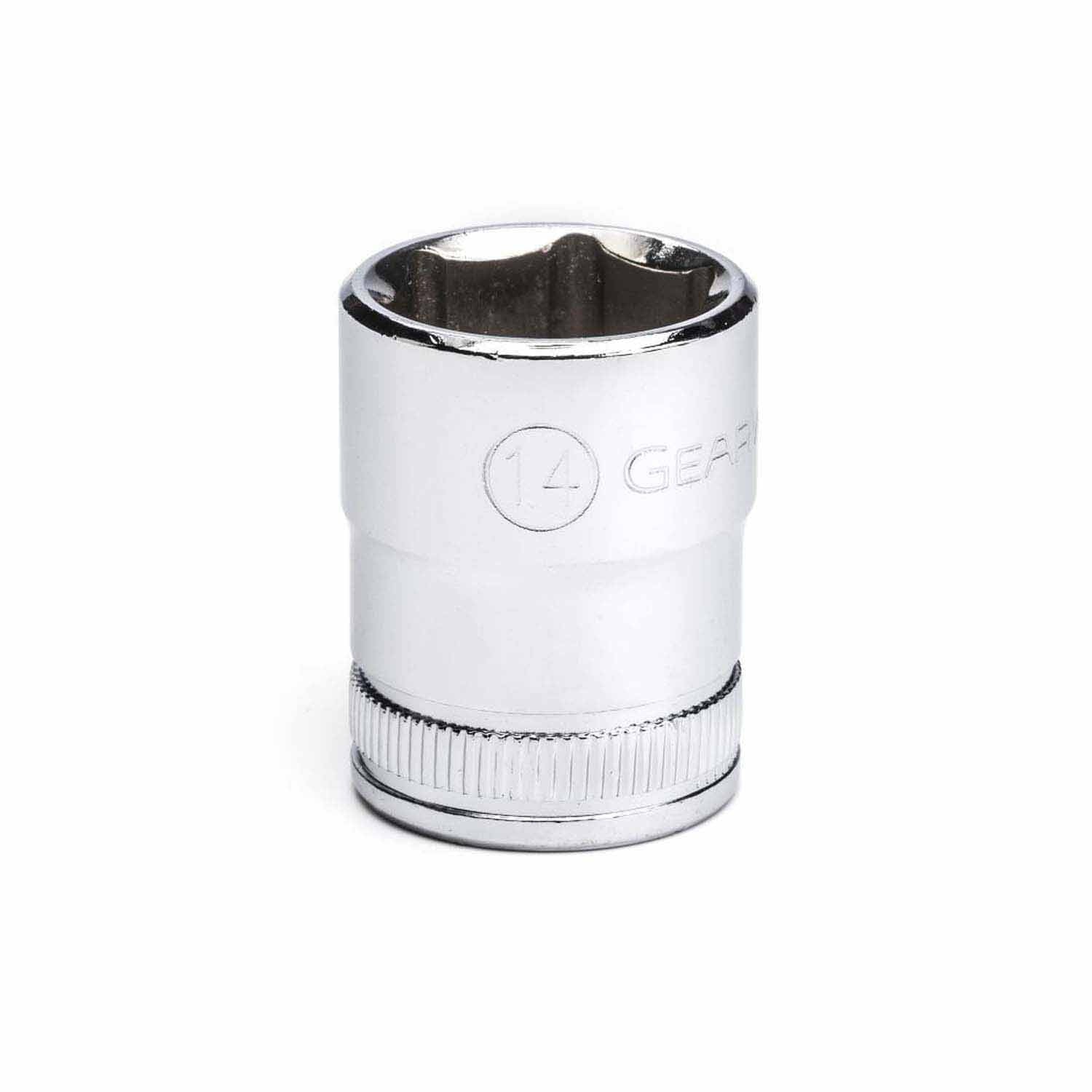 Gearwrench 80382 3/8" Drive 6 Point Standard Metric Socket 14mm