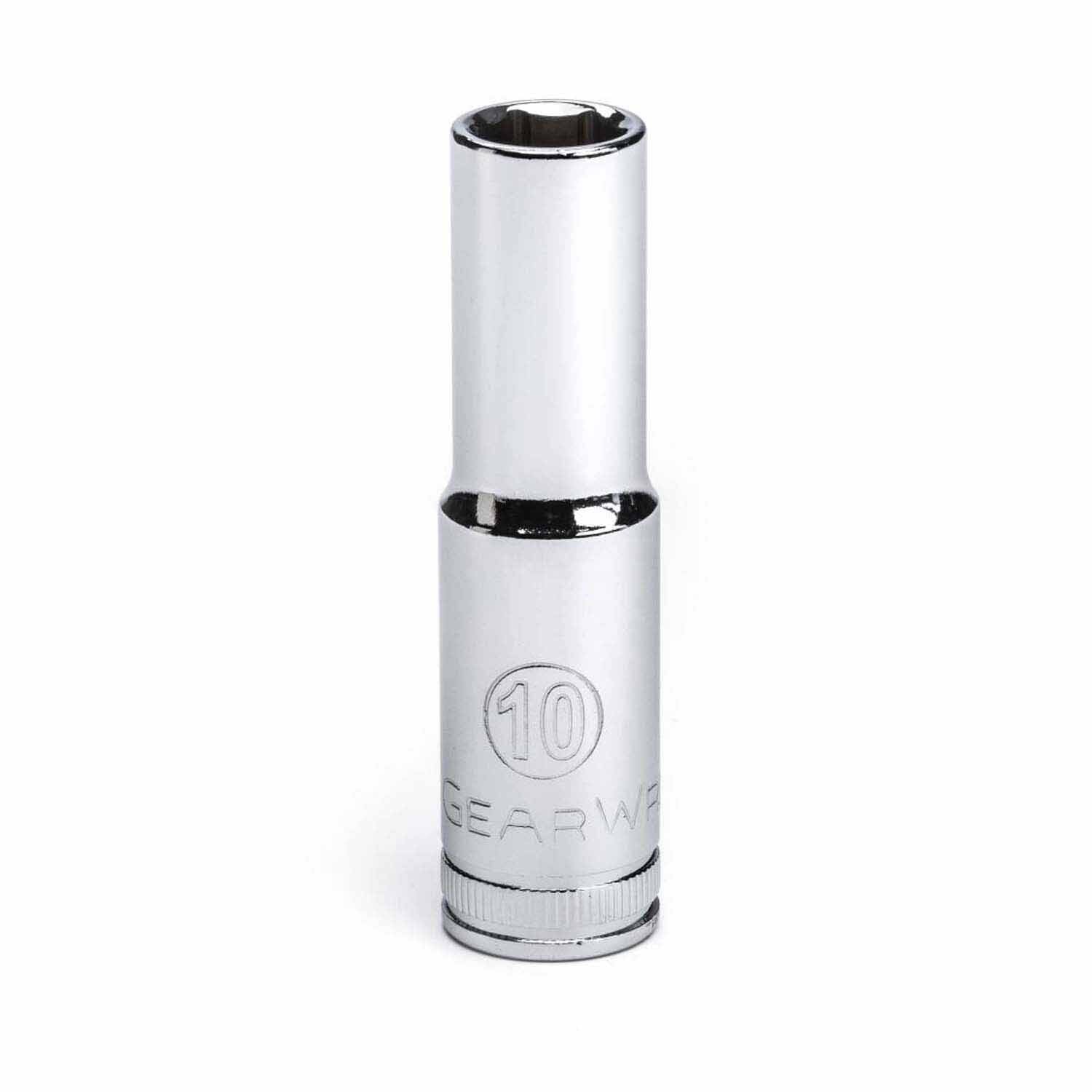 Gearwrench 80392 3/8" Drive 6 Point Deep Metric Socket 10mm