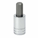 Gearwrench 80425 3/8" Drive Hex Bit Metric Socket 4mm