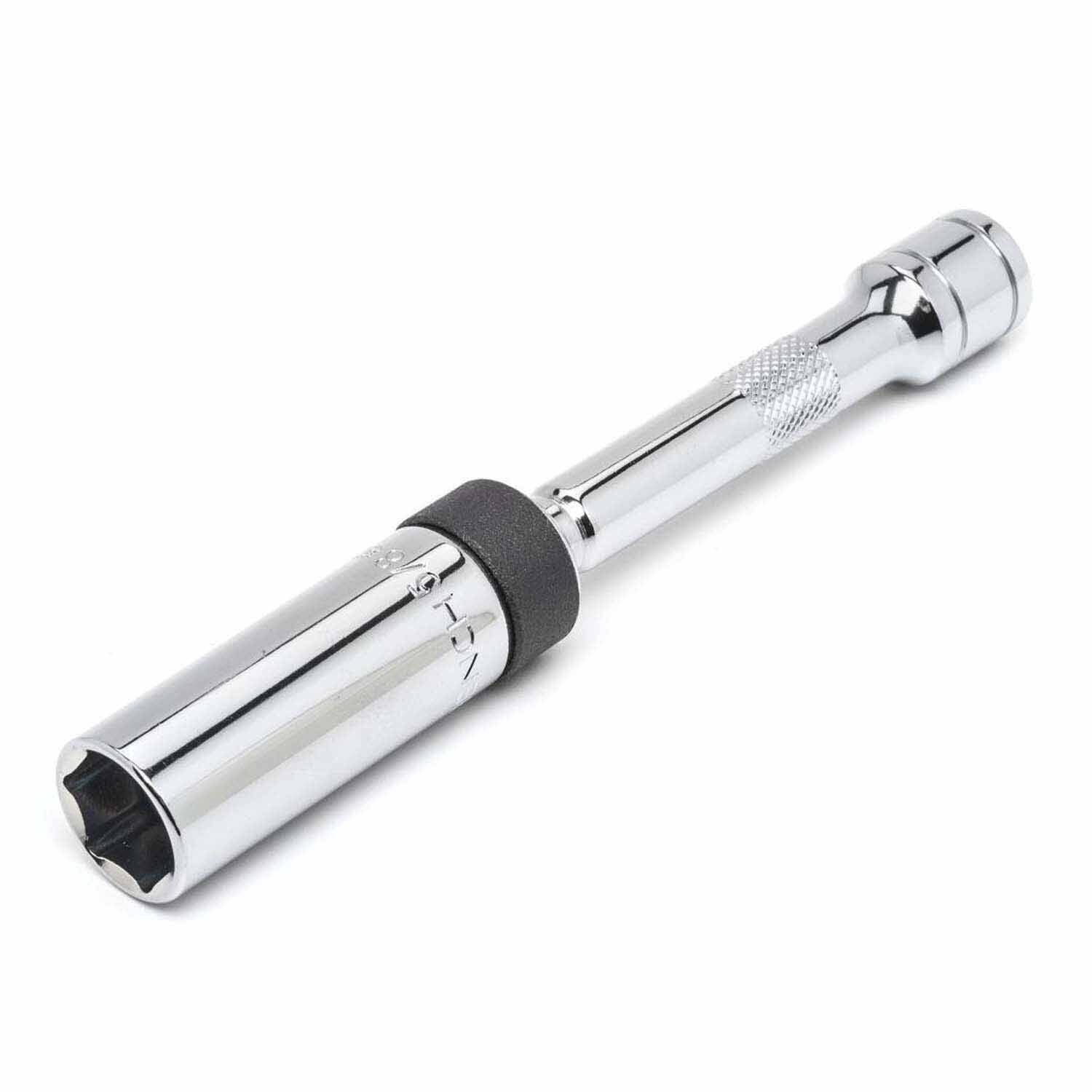 Gearwrench 80546 3/8" Drive 6 Point Magnetic Swivel Spark Plug Socket (1 Pack)