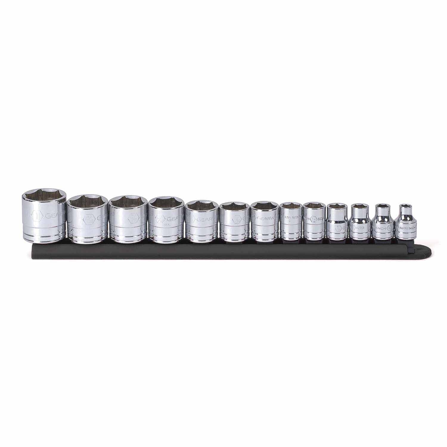 Gearwrench 80553 13 Pc. 3/8" Drive 6 Point Standard SAE Socket Set