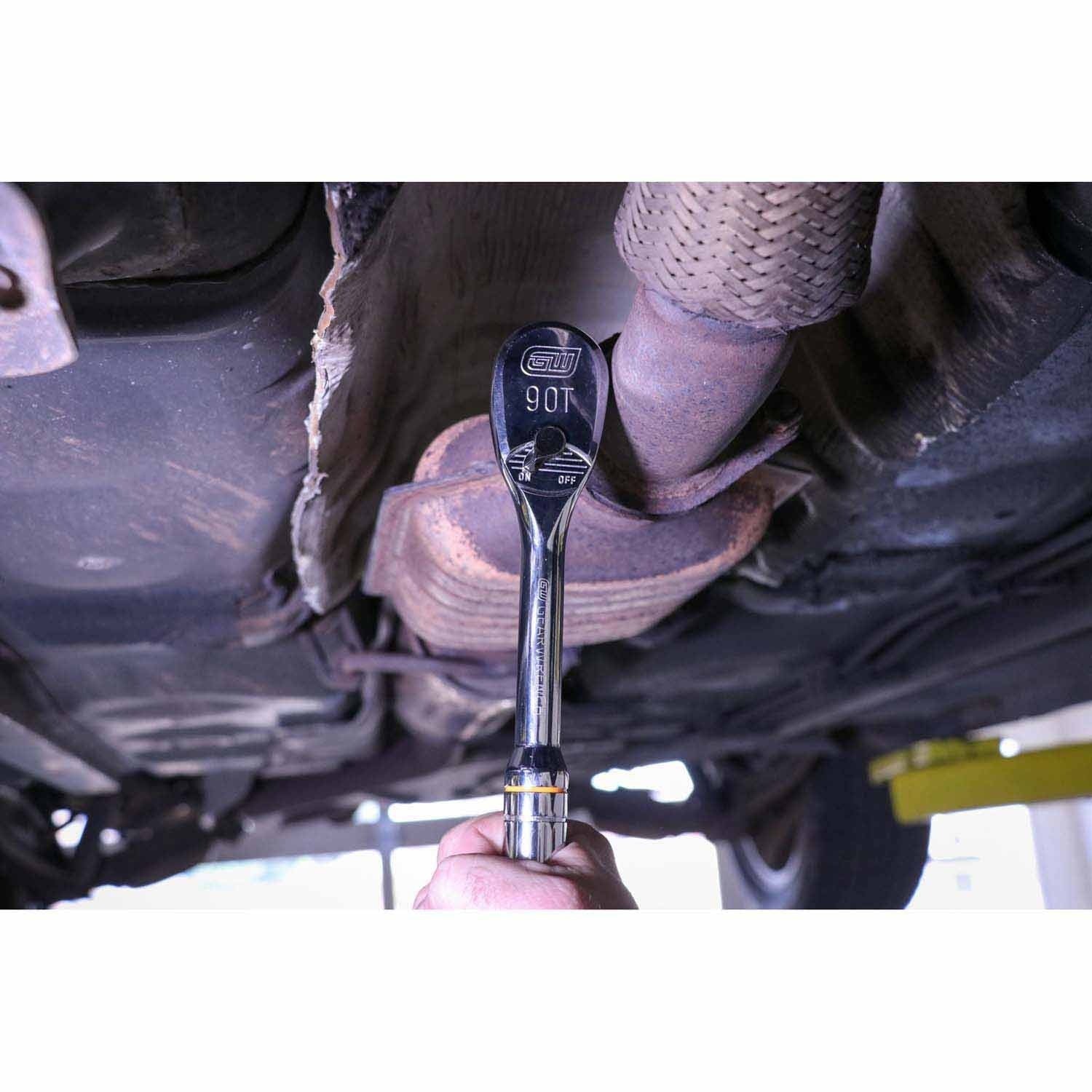 Gearwrench 80557 21 Pc. 3/8" Drive 6 & 12 Point Standard & Deep SAE Mechanics Tool Set - 5