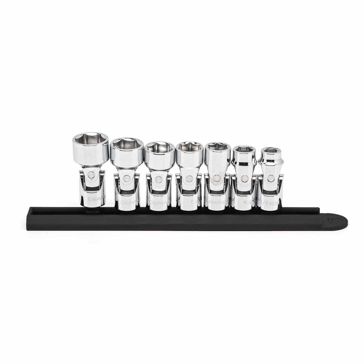 Gearwrench 80564 7 Pc. 3/8" Drive 6 Point Flex SAE Socket Set