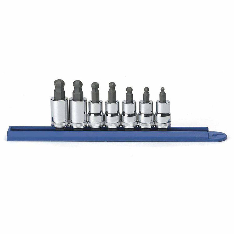 Gearwrench 80587 7 Pc. 3/8" Drive Ball End Hex Bit Metric Socket Set