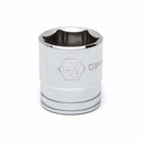 Gearwrench 80613 1/2" Drive 6 Point Standard SAE Socket 1-1/8"