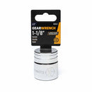 Gearwrench 80613 1/2" Drive 6 Point Standard SAE Socket 1-1/8" - 2