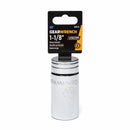 Gearwrench 80676 1/2" Drive 6 Point Deep SAE Socket 1-1/8" - 2