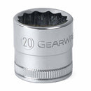 Gearwrench 80759 1/2" Drive 12 Point Standard Metric Socket 24mm