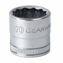 Gearwrench 80767 1/2" Drive 12 Point Standard SAE Socket 7/8"