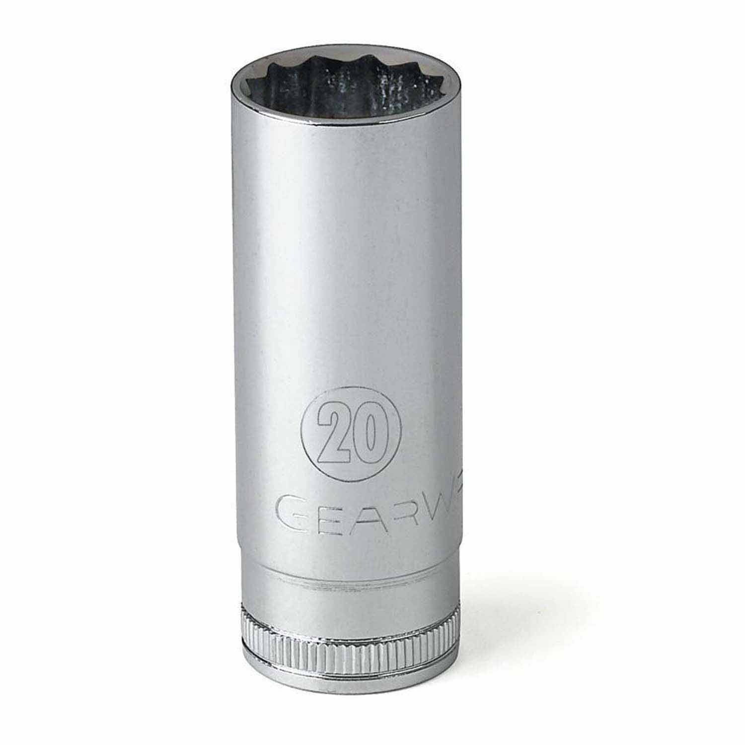 Gearwrench 80773 1/2" Drive 12 Point Deep SAE Socket 1/2"