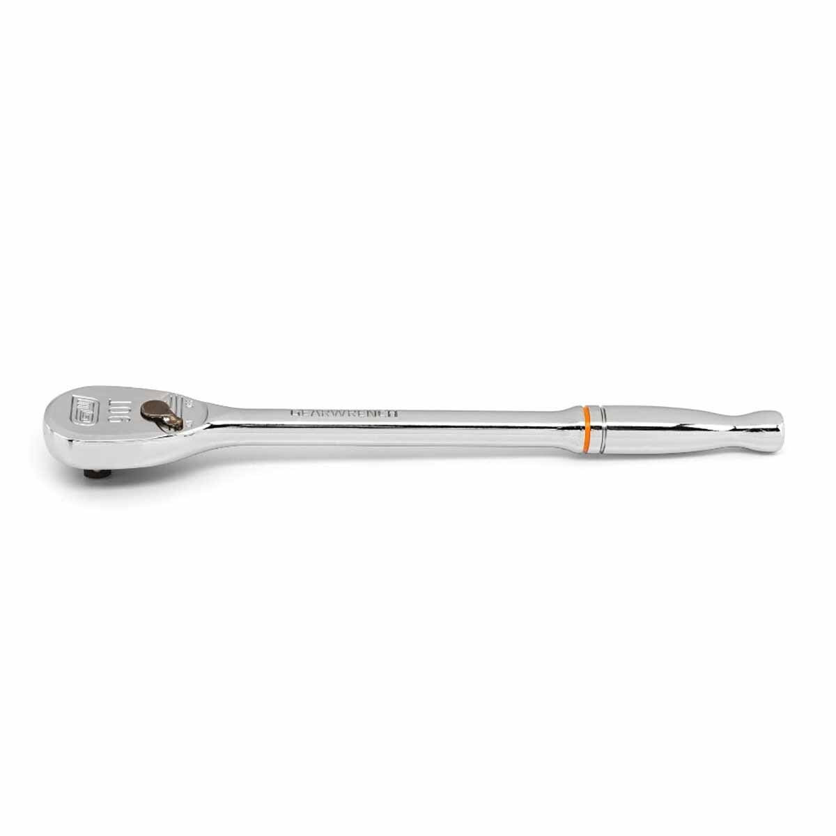 GearWrench 81028T 1/4" Drive 90-Tooth Long Handle Teardrop Ratchet 6"