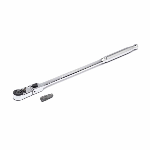 Gearwrench 81030 1/4" Drive 72-Tooth Quick Release Locking Flex Slim Head Ratchet 12"