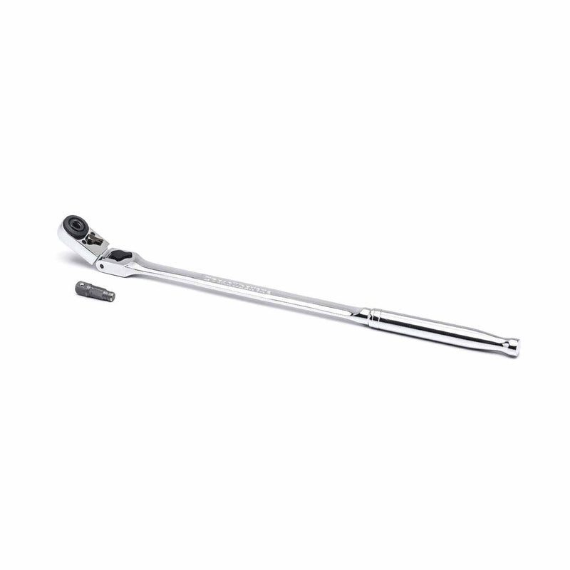 Gearwrench 81030 1/4" Drive 72-Tooth Quick Release Locking Flex Slim Head Ratchet 12" - 2