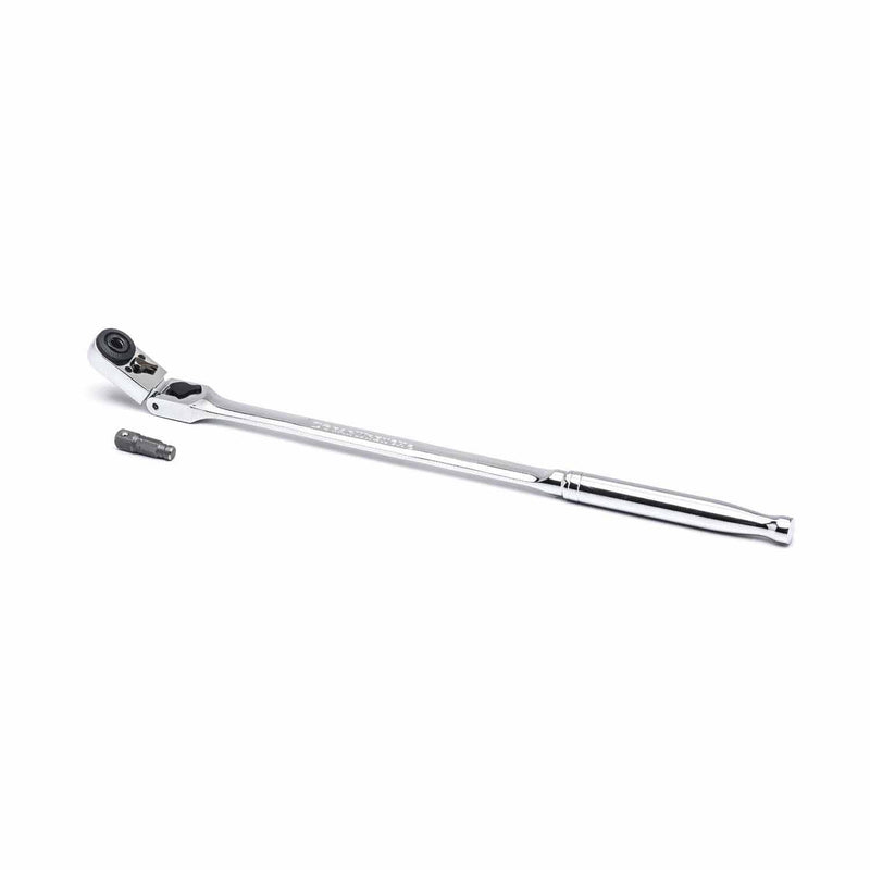 Gearwrench 81030 1/4" Drive 72-Tooth Quick Release Locking Flex Slim Head Ratchet 12" - 2